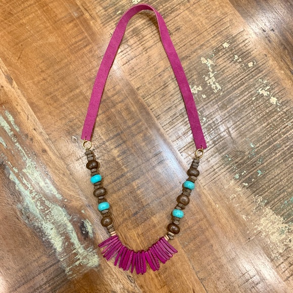 Handmade Boho Inspired Statement Necklace - Picture 4 of 6